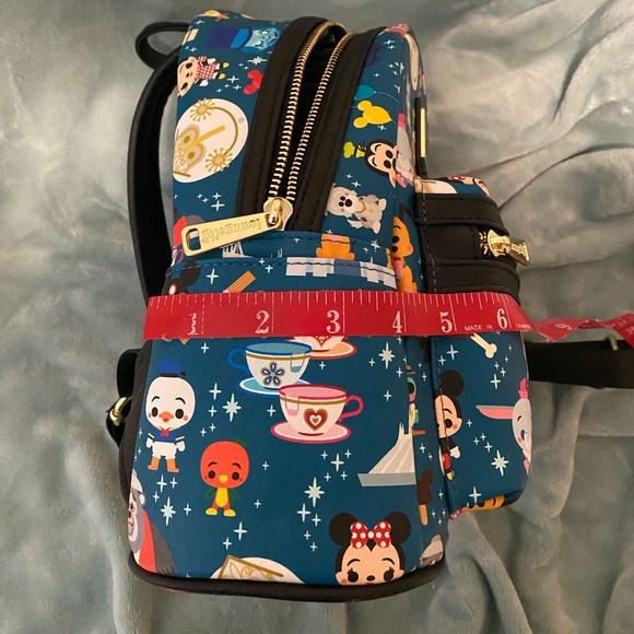 Loungefly Disney Parks Chibi Characters Attractions Mini Backpack - Picture 9 of 10